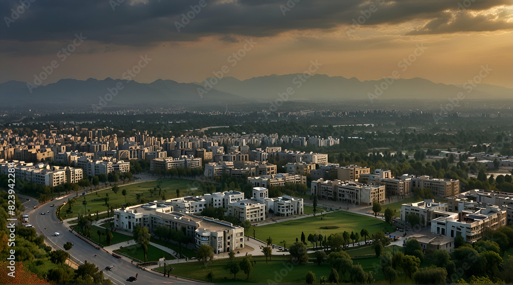 view of Islamabad, Pakistan
ai genrative