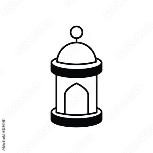 Lantern vector icon