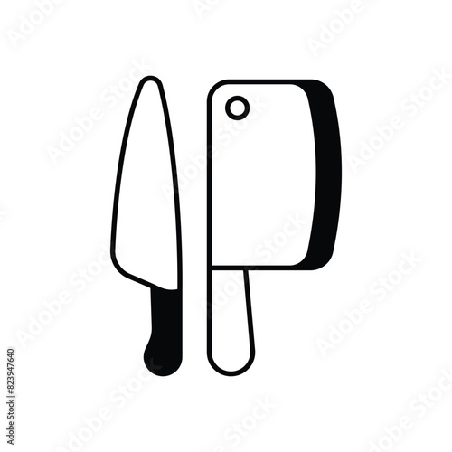 Knife Set vector icon
