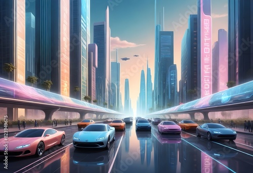 future city and vehicles (163) photo