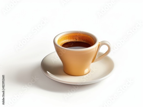 coffee cup  espresso cup. white background