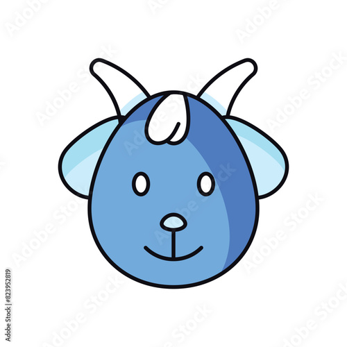 Goat vector icon