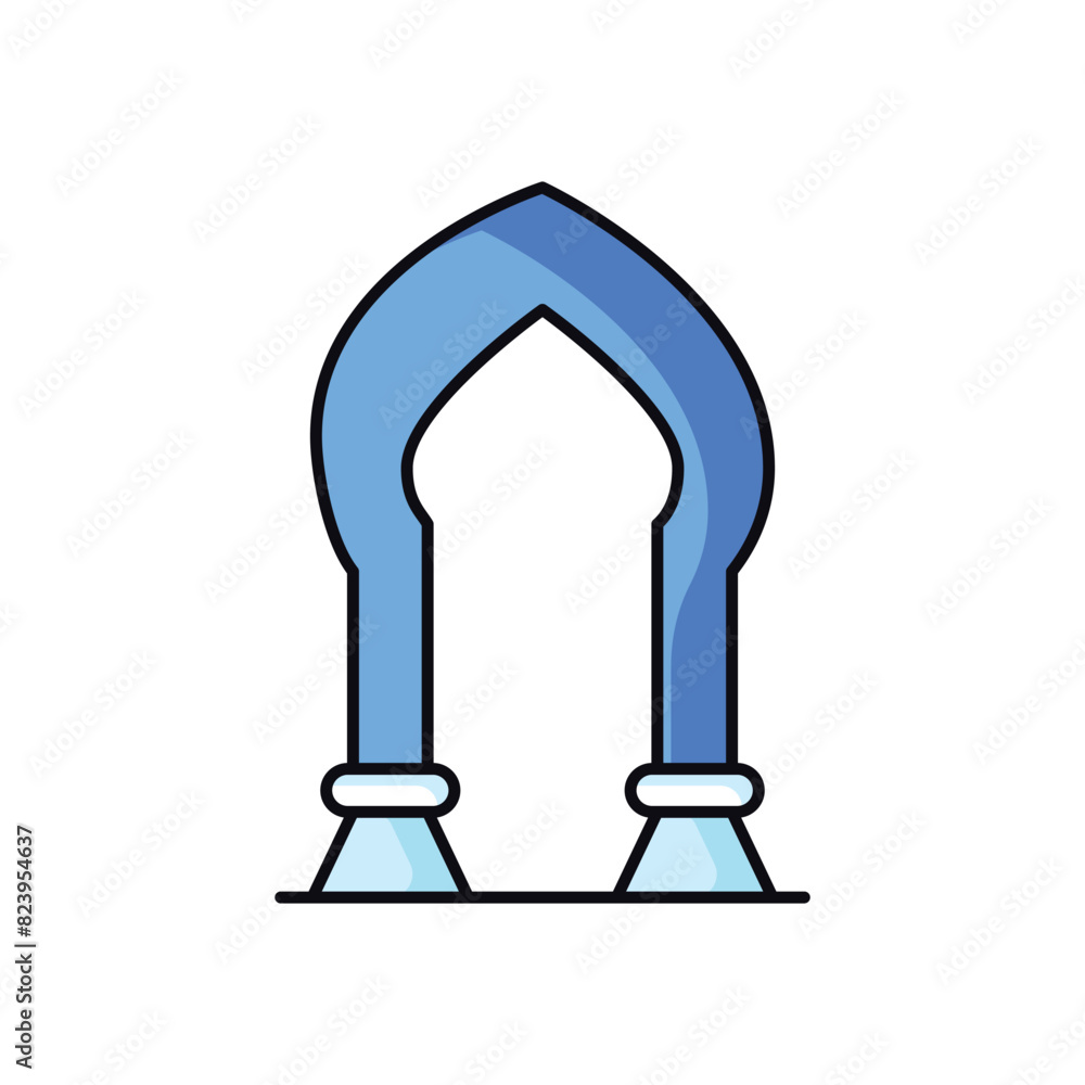 Decorated Archway vector icon Decorated Archway vector icon
