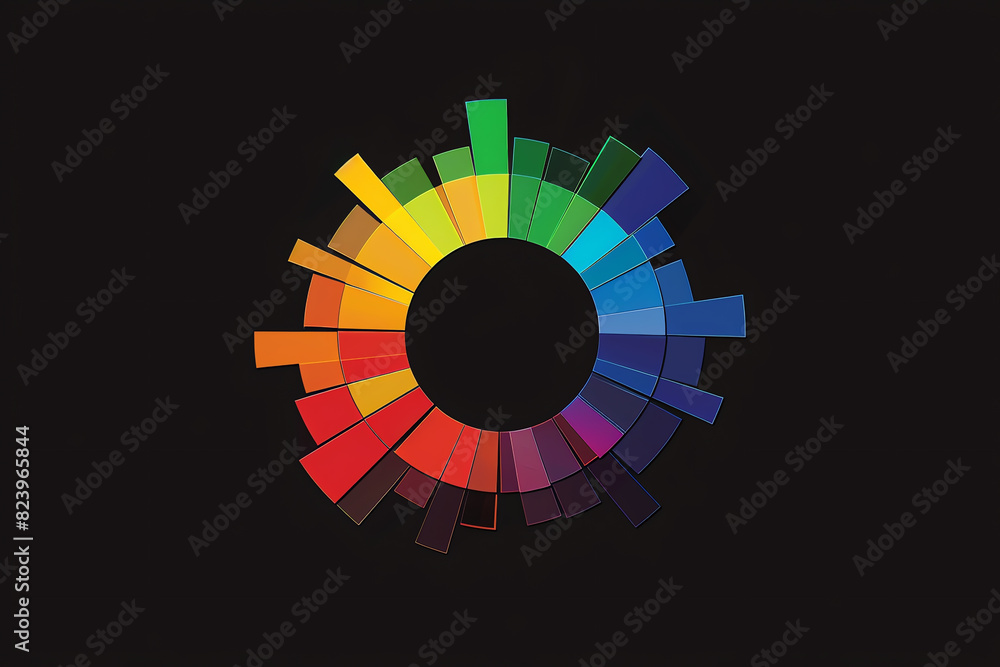 Obraz premium colorful logo, AI generated