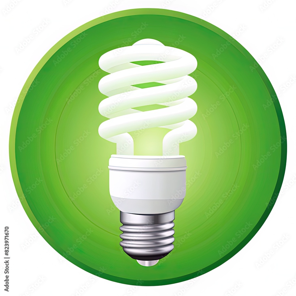 Green Button With Light Bulb Icon. Generative AI Green Button With Light Bulb Icon. Generative AI
