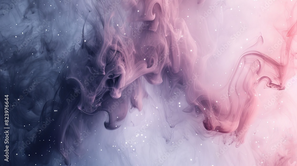 Abstract ethereal smoke patterns in pink and blue colors Abstract ethereal smoke patterns in pink and blue colors