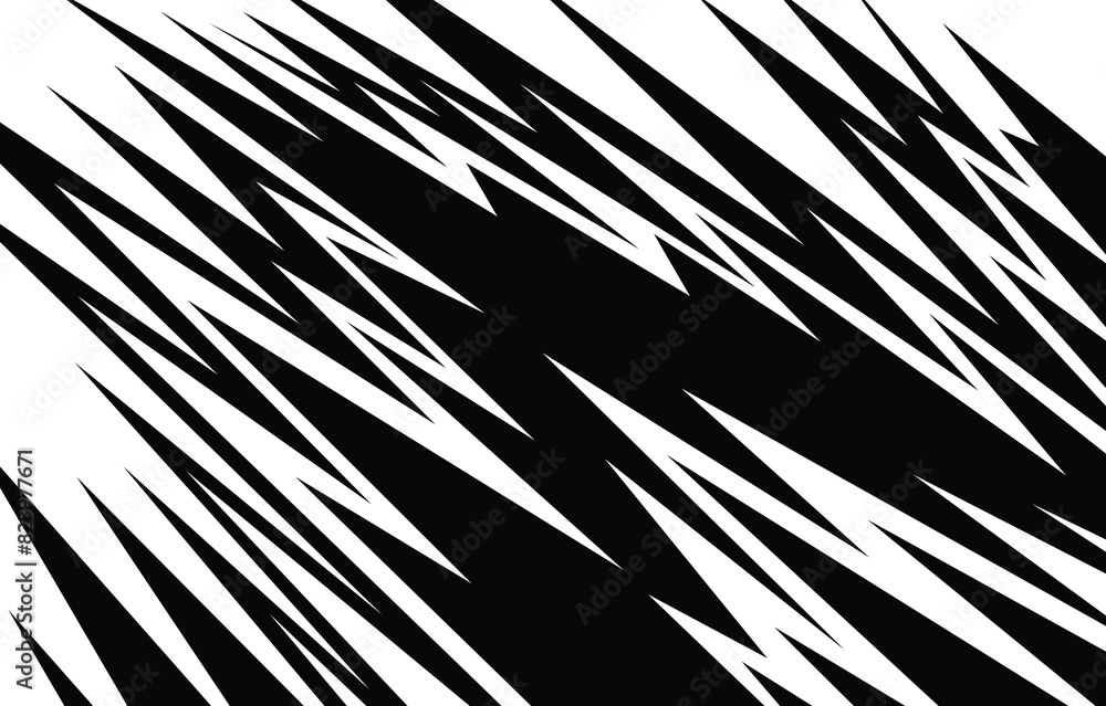 Obraz premium Abstract background with sharp zigzag line pattern and with some copy space area. 