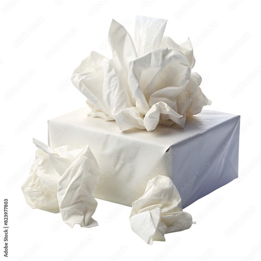 Tissue isolated on transparent background Tissue isolated on transparent background