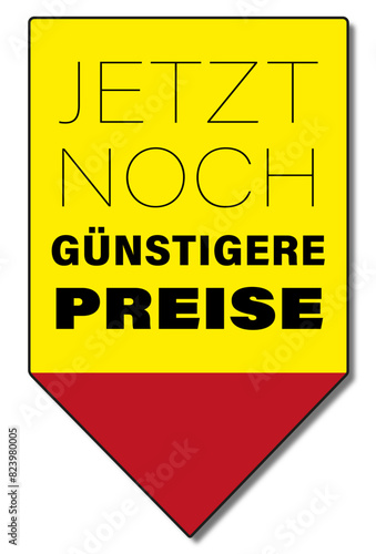 Preisnachlass, Preistafel, Vorlage