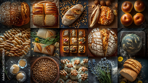 Breads, rolls and other bakery products.