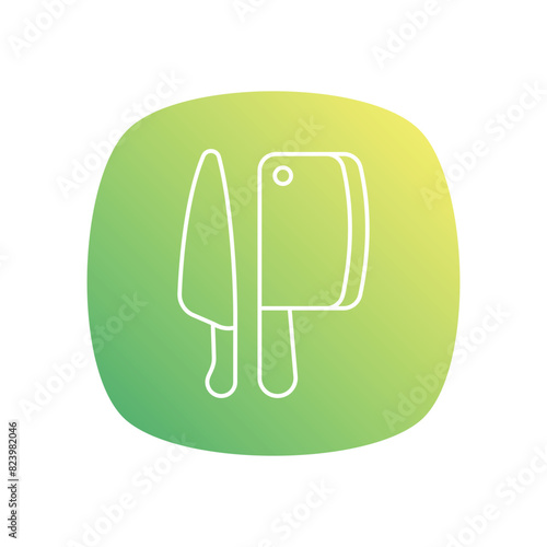 Knife Set vector icon