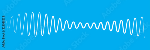 sound icon set. digital recorder voice audio wave vector symbol. soundwave frequency icon in black and white color.