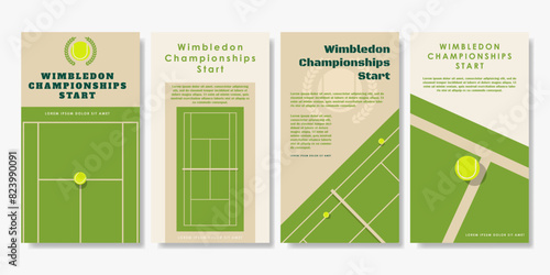 Wimbledon Championships Start Poster