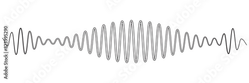 sound icon set. digital recorder voice audio wave vector symbol. soundwave frequency icon in black and white color. Sound waves, Equalizer, Audio waves, Radio signal, Music.