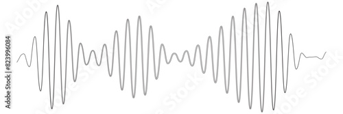 sound icon set. digital recorder voice audio wave vector symbol. soundwave frequency icon in black and white color. Sound waves, Equalizer, Audio waves, Radio signal, Music.