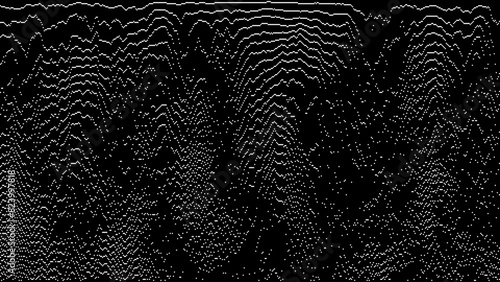 Retro CCTV or VHS Video White Noise Background. Scanlines Vibration Glitch. Video Damage Overlay Texture. Nostalgic Vintage 80s 90s Surveillance Technology Vector Illustration.