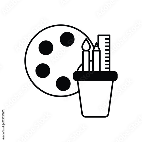 Paiting vector icon