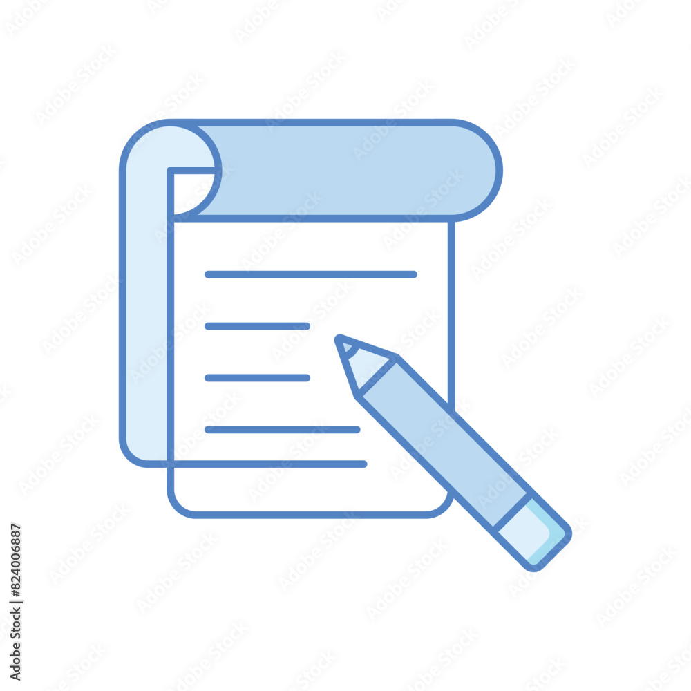 Notes vector icon Notes vector icon