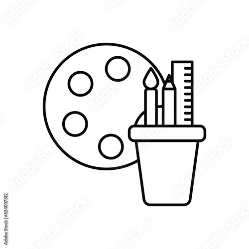 Paiting vector icon