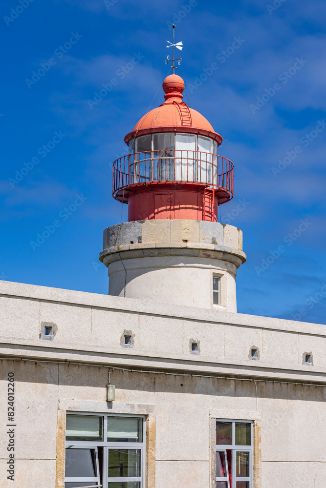 The Albarnaz Lighthouse on Flores Island. The Albarnaz Lighthouse on Flores Island.