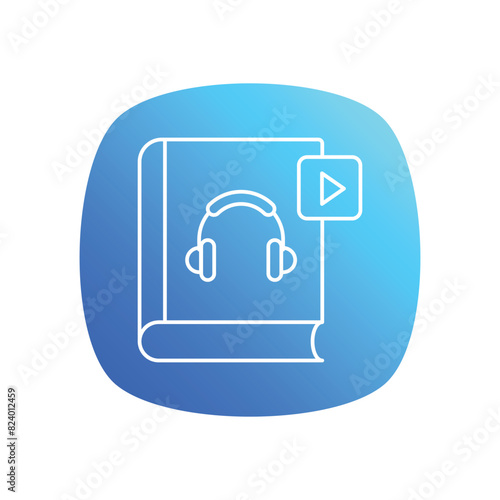 Audio Book vector icon