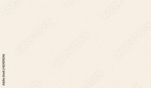 Beige paper ecru eggshell texture seamless pattern. Cream vintage grunge background with speckles, flecks and particles. Light rice paper backdrop. Vector illustration with isolated elements photo