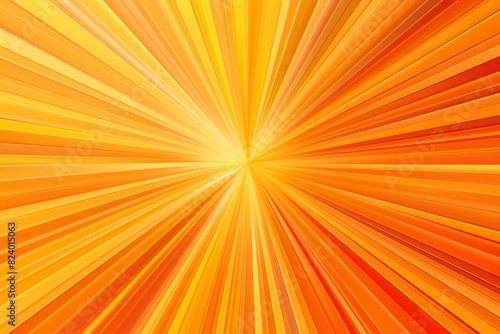 A bright orange and yellow background with a large yellow circle in the center