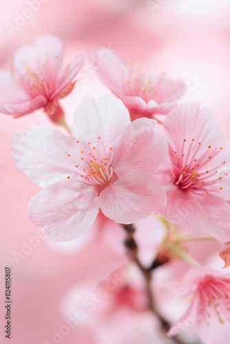 A detailed look at numerous pink flowers on a pink backdrop, showcasing their beauty up close