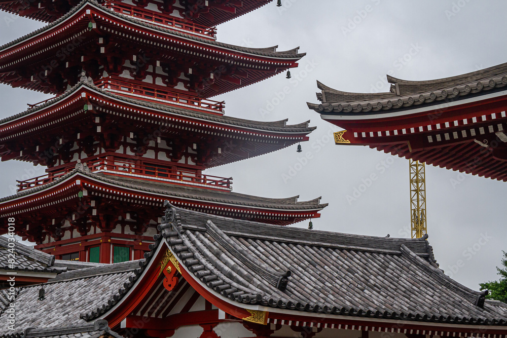 Five-storied Pagoda, Sensō-ji, Asakusa, Tokyo, Japan Five-storied Pagoda, Sensō-ji, Asakusa, Tokyo, Japan