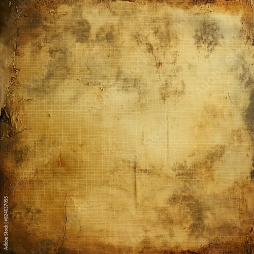 An aged canvas texture, its surface bearing the marks and stains of years, telling a story of past artworks and the passage of time.