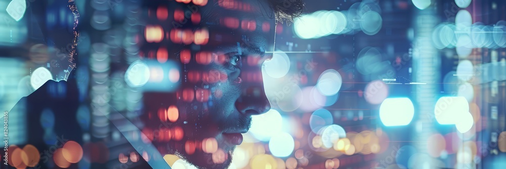 Closeup of an accountant