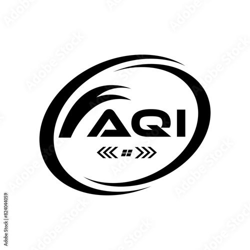 AQI letter logo Design. AQI Simple and modern monogram logo. AQI Abstract Alphabet vector Design.