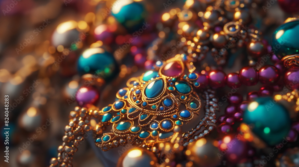 Exquisite handmade jewelry in artisan markets