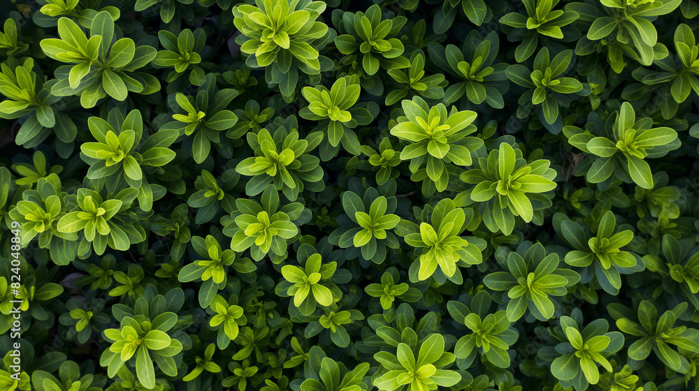 A close up of green leaves with a lush green background A close up of green leaves with a lush green background