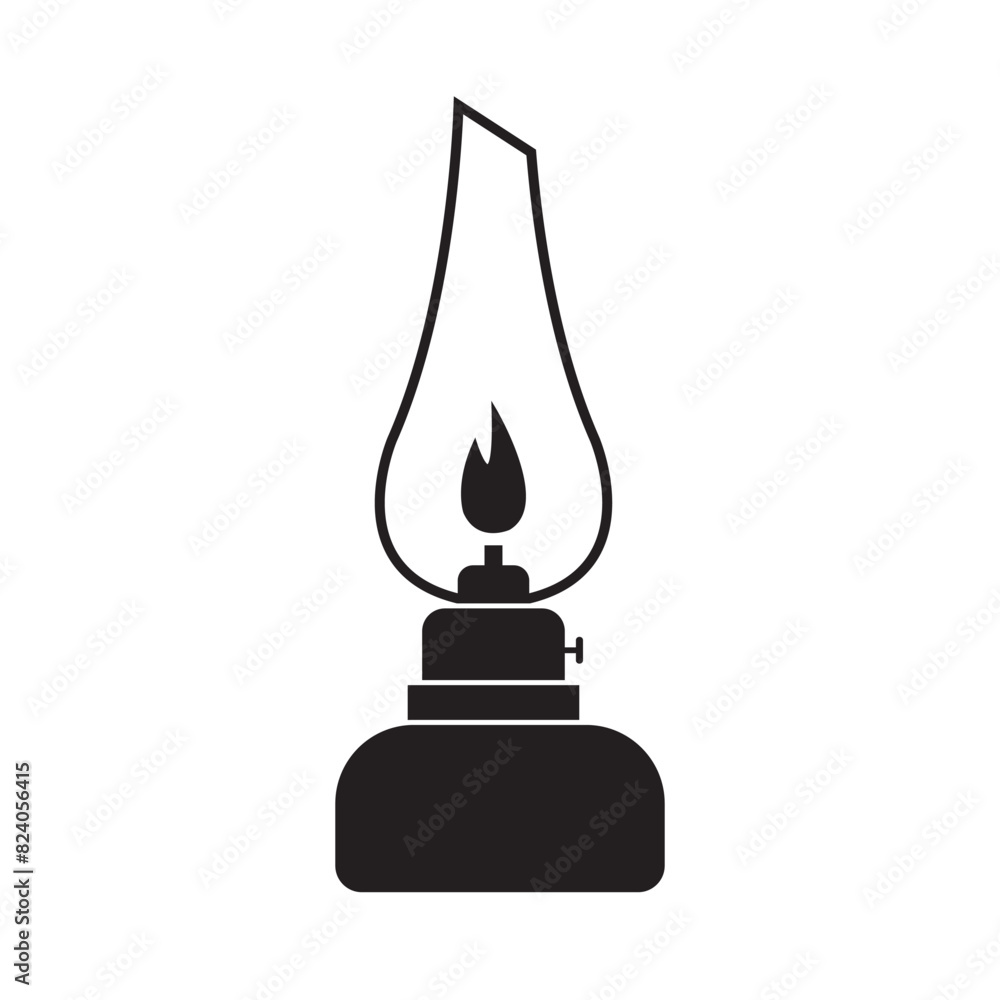 oil lamp icon vector illustration design template oil lamp icon vector illustration design template