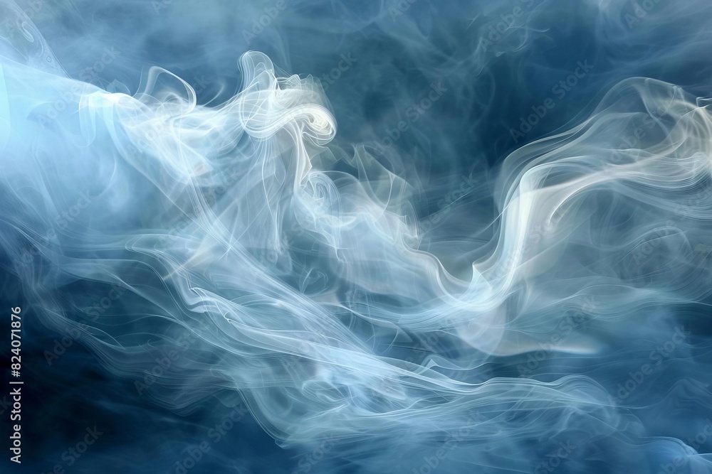 ethereal swirling smoke and delicate mist mysterious fantasy atmosphere abstract photography art