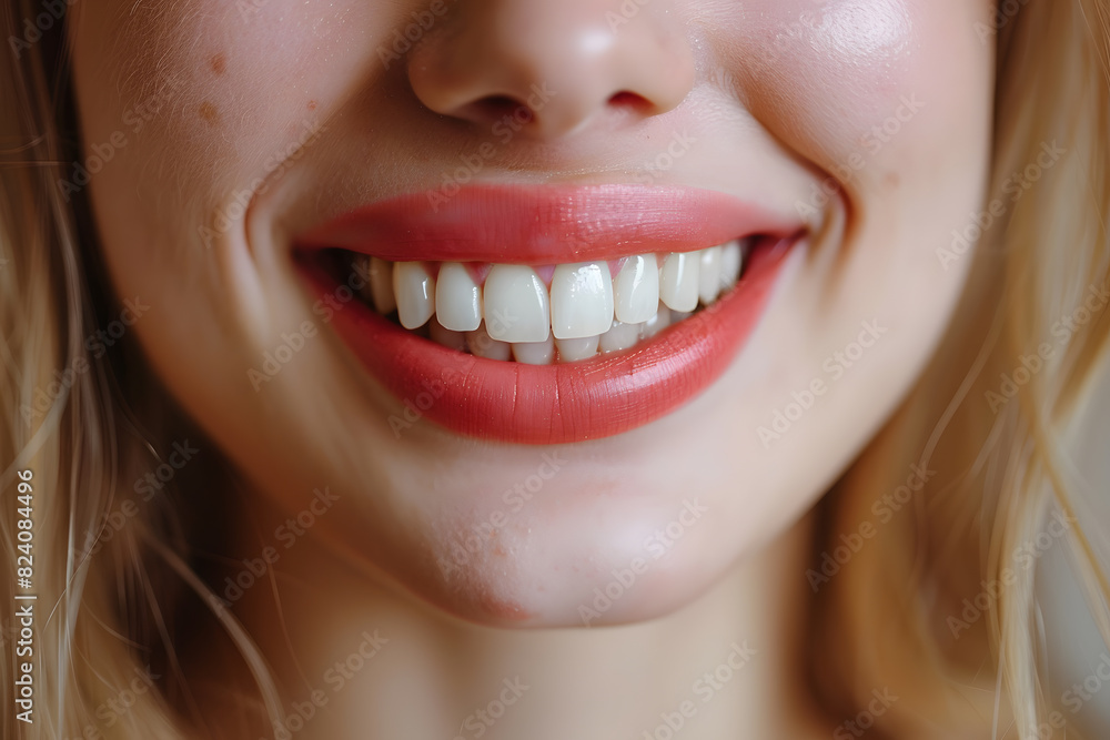 Beautiful young woman female smiling showing perfect white teeth. Dental stomatology whitening and treatment advertisement concept. Beautiful young woman female smiling showing perfect white teeth. Dental stomatology whitening and treatment advertisement concept.