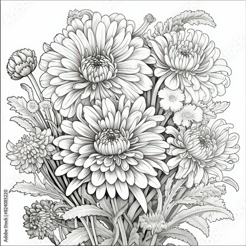  Floral Coloring Page for Kids and Adults - Fun and Relaxing Flower Coloring Activity