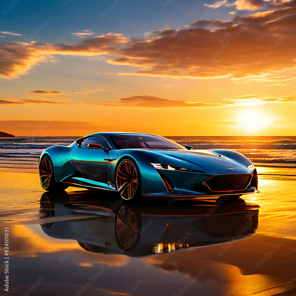 car on the beach car on the beach