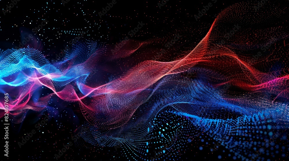 Fototapeta premium background digital of wave