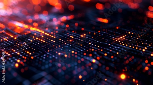 Wallpaper Mural background digital technology hologram Torontodigital.ca