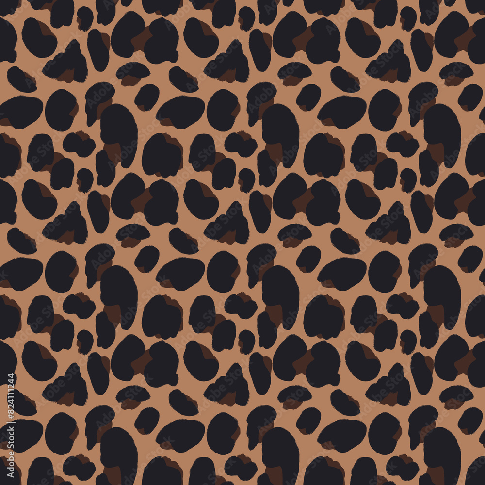 Leopard Print Seamless Animal Pattern Leopard Print Seamless Animal Pattern