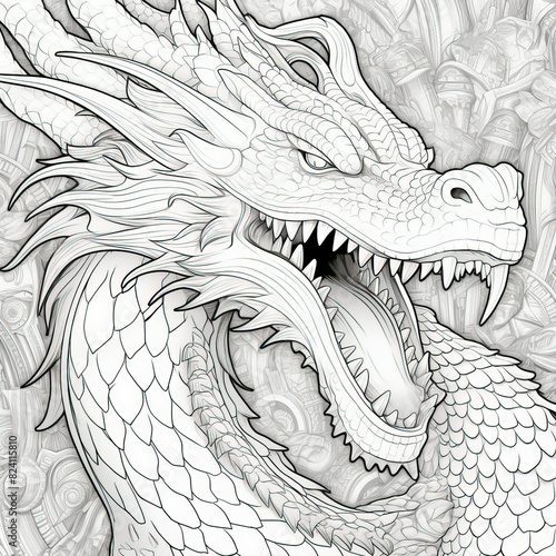  Dragon Coloring Pages for Kids and Adults   Printable Dragon Coloring Sheets