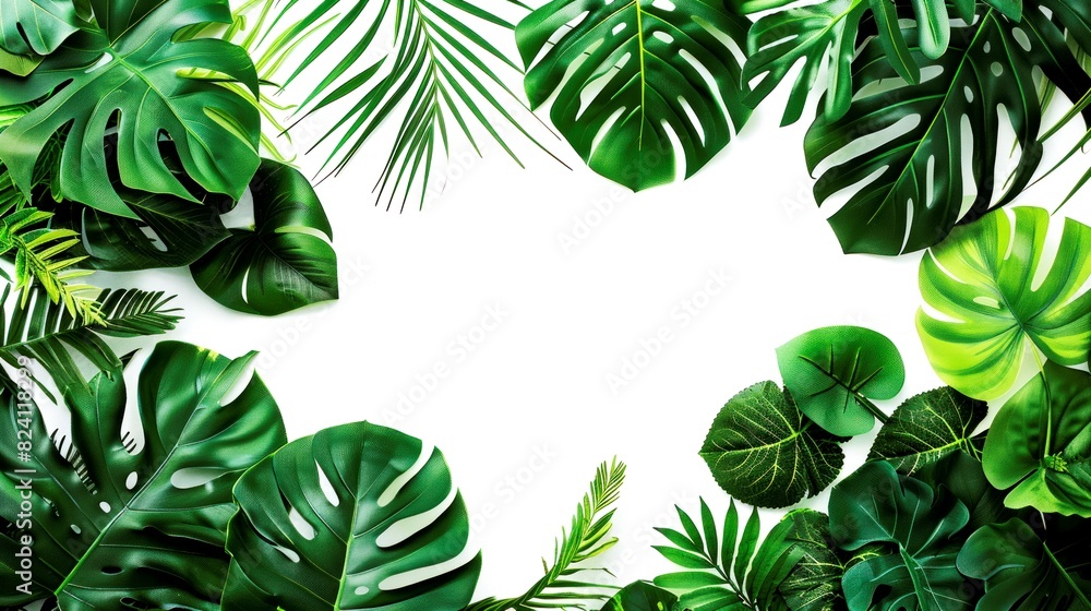 collection leafs of tropical collection leafs of tropical