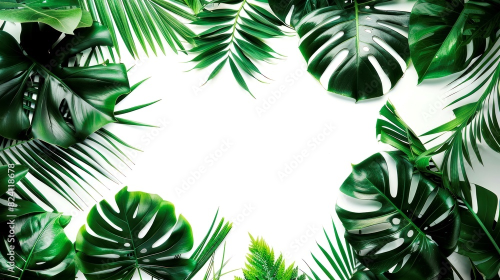collection leafs of tropical collection leafs of tropical