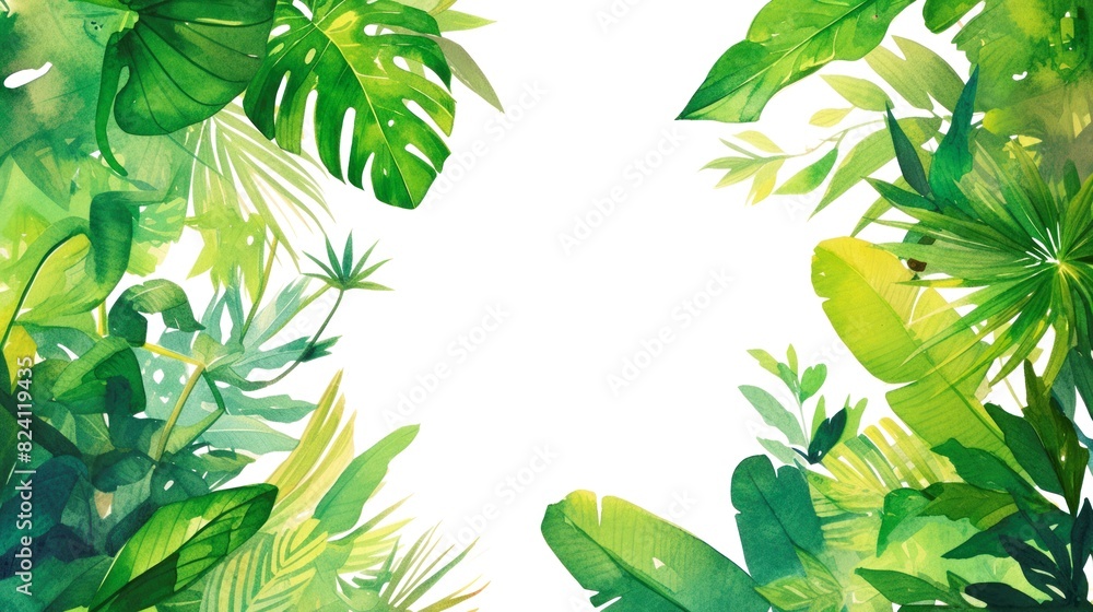 Obraz premium collection leafs of tropical