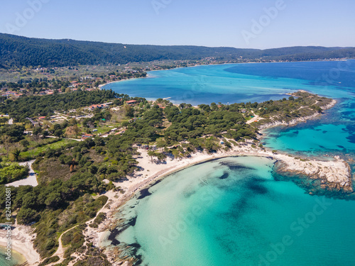 Sithonia coastline near Karydi Beach, Chalkidiki, Greece