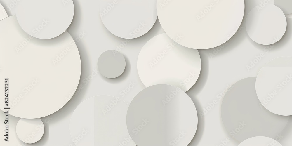 Minimalist Background with Soft Gray Geometric Shapes and Light Circles for Delicate Design Enhancement Minimalist Background with Soft Gray Geometric Shapes and Light Circles for Delicate Design Enhancement