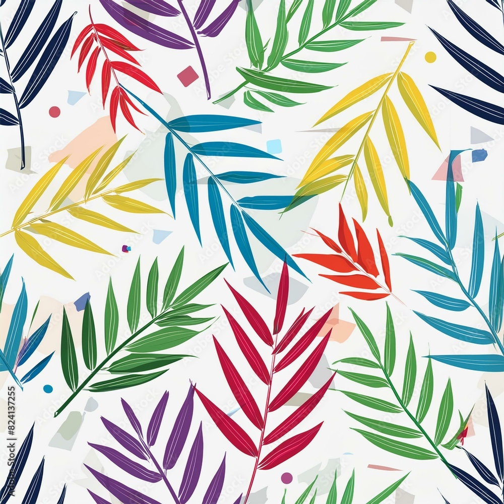 seamless pattern with leaves seamless pattern with leaves