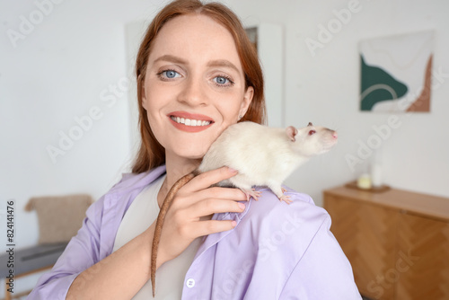 Beautiful woman with cute w...